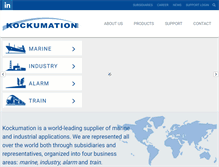 Tablet Screenshot of kockumation.com